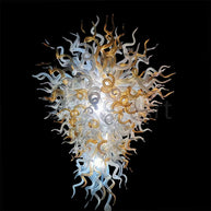 Hotel villa blown glass large chandelier hand made art lighting custom design