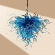 Ocean blue glass lighting decoration modern design