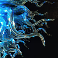 Ocean blue glass lighting decoration modern design