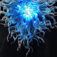 Ocean blue glass lighting decoration modern design