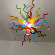 Colorful blown glass lighting modern style for dining room decoration
