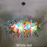 Multicolor hand made blowning glass chandelier lighting home decoration custom design