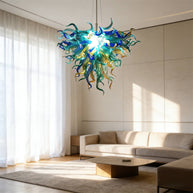 Custom color famous blown glass chandeliers dining room decoration