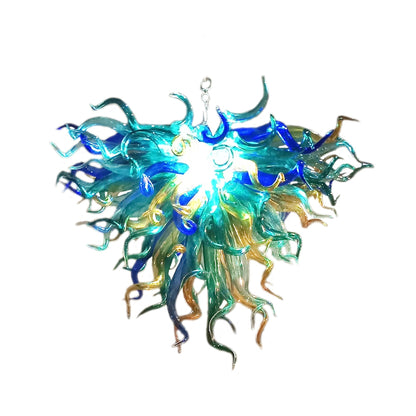 Custom color famous blown glass chandeliers dining room decoration
