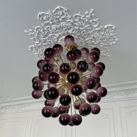 Blown glass Grape ball pendant light hand made home hotel decoration