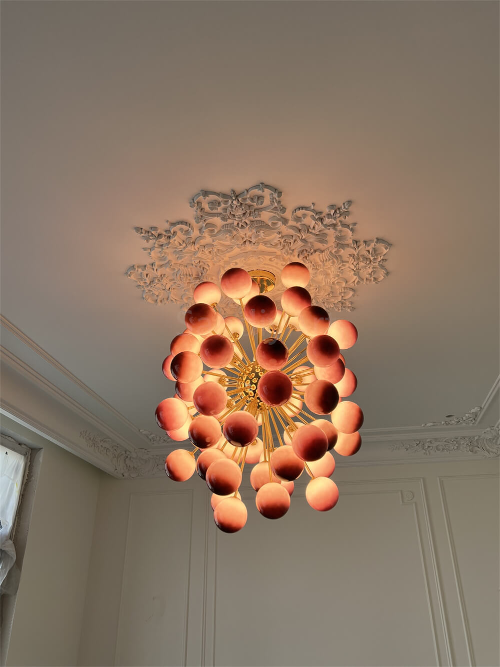 Blown glass Grape ball pendant light hand made home hotel decoration