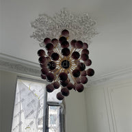 Blown glass Grape ball pendant light hand made home hotel decoration