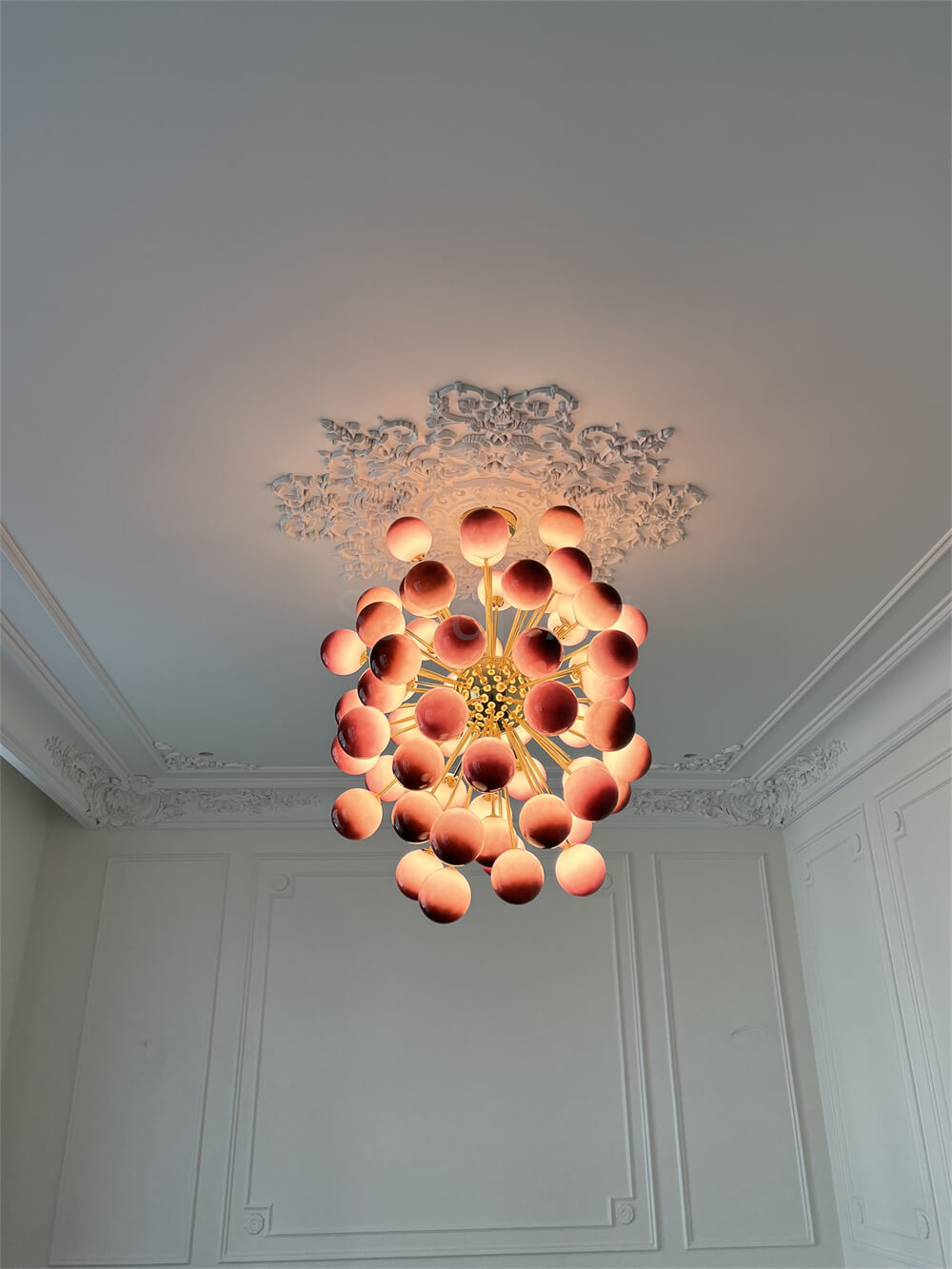Blown glass Grape ball pendant light hand made home hotel decoration