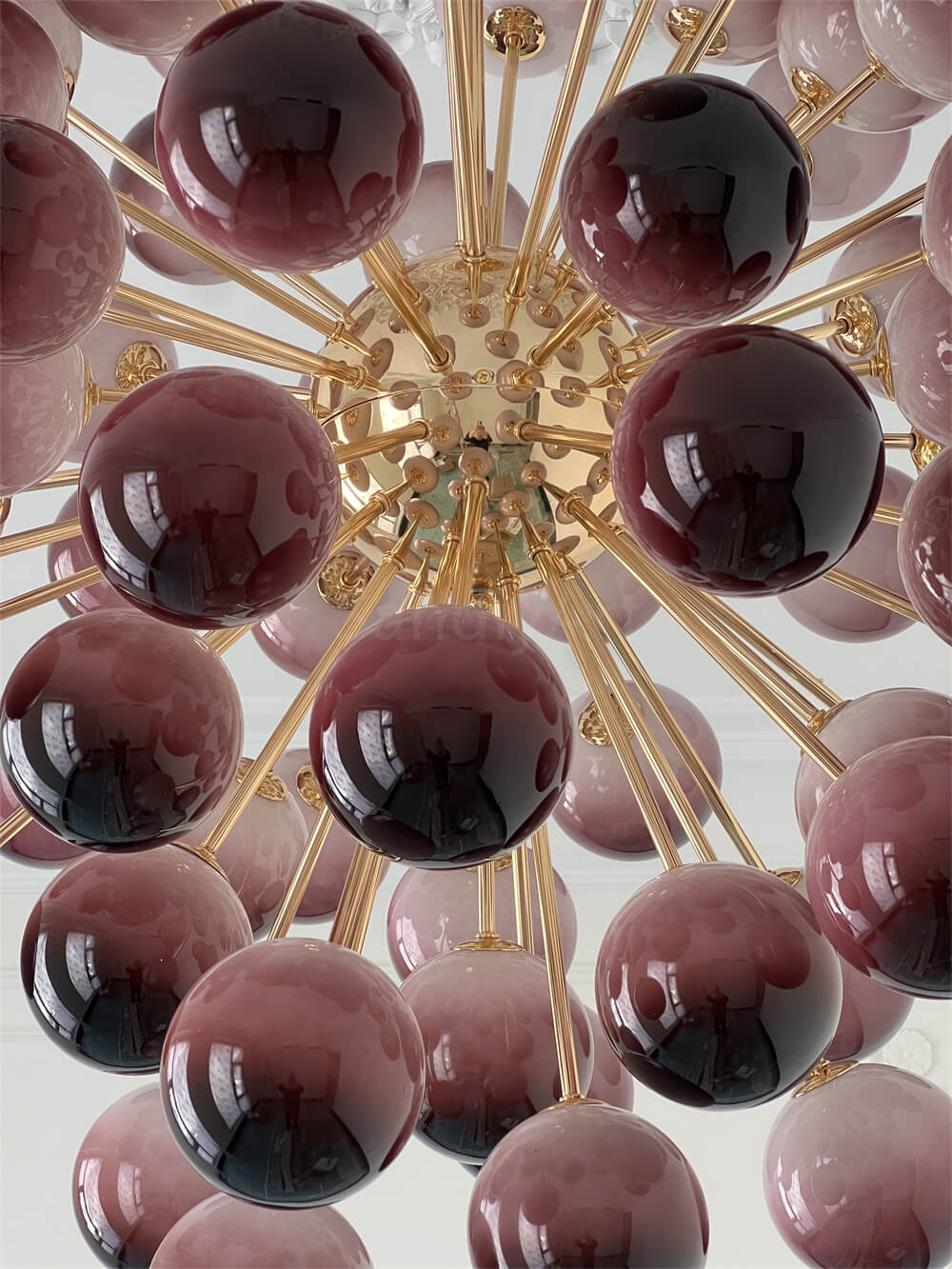 Blown glass Grape ball pendant light hand made home hotel decoration