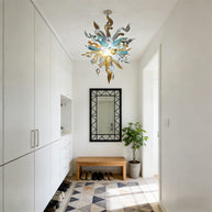Luxury style mini glass blown chandeliers for sale