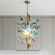 Luxury style mini glass blown chandeliers for sale