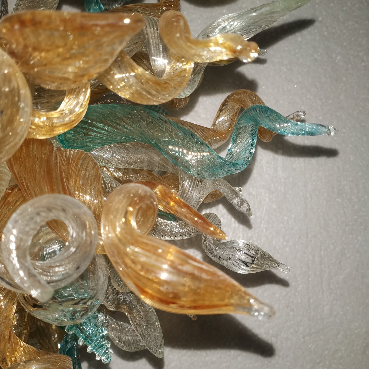 Luxury style mini glass blown chandeliers for sale