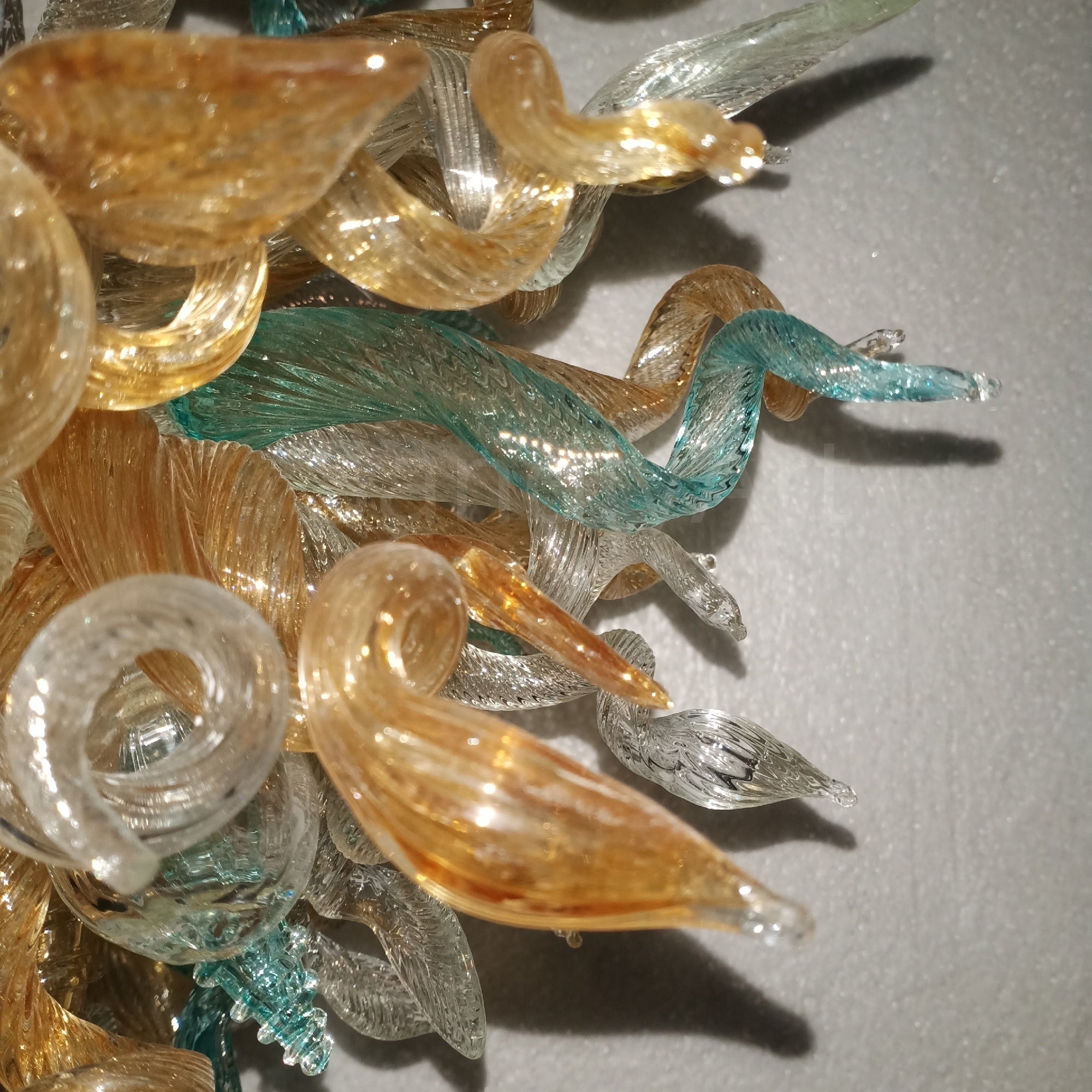 Luxury style mini glass blown chandeliers for sale