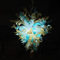 Luxury style mini glass blown chandeliers for sale