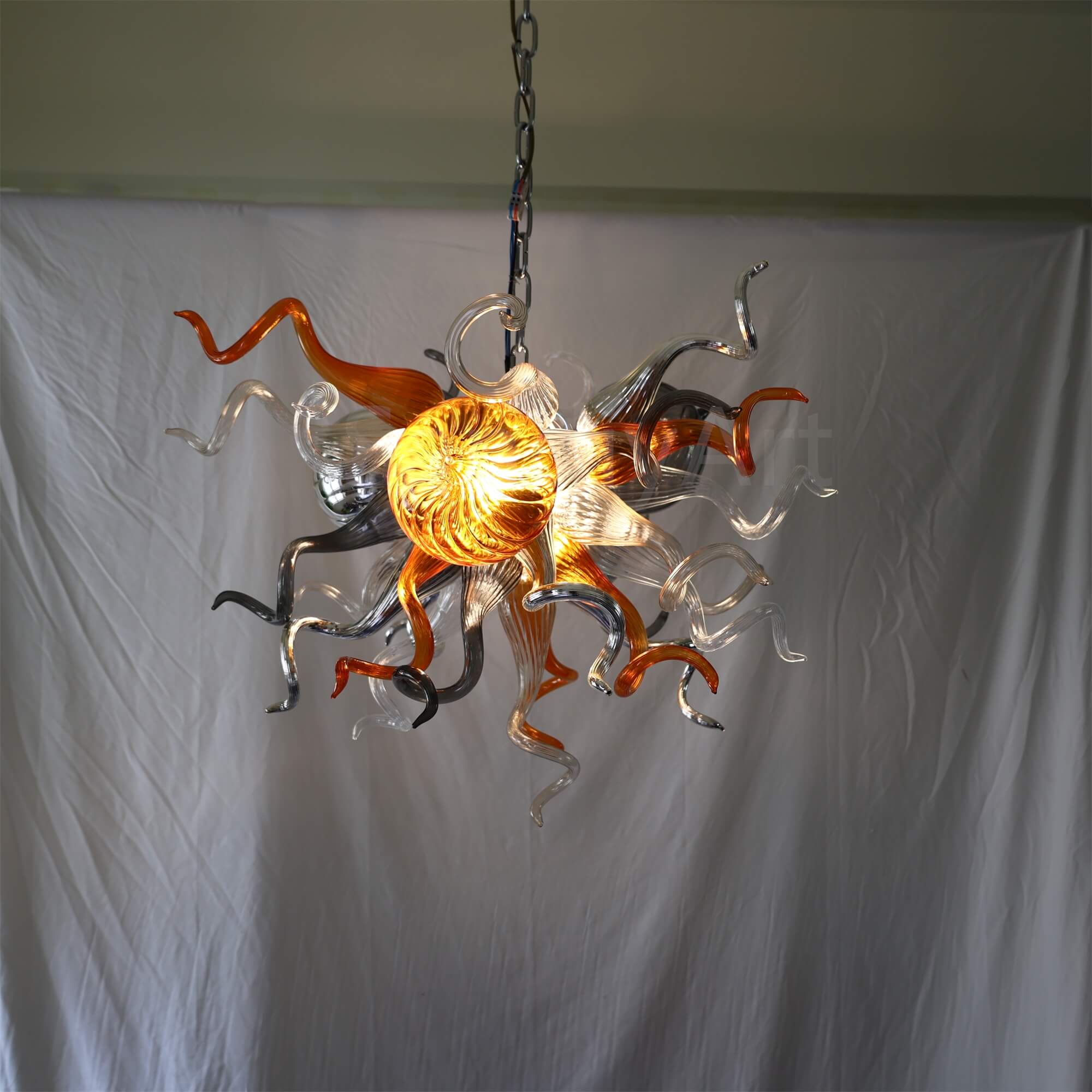 blown glass Kitchen lighting