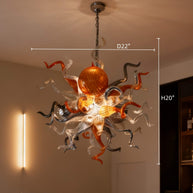 blown glass Kitchen lighting