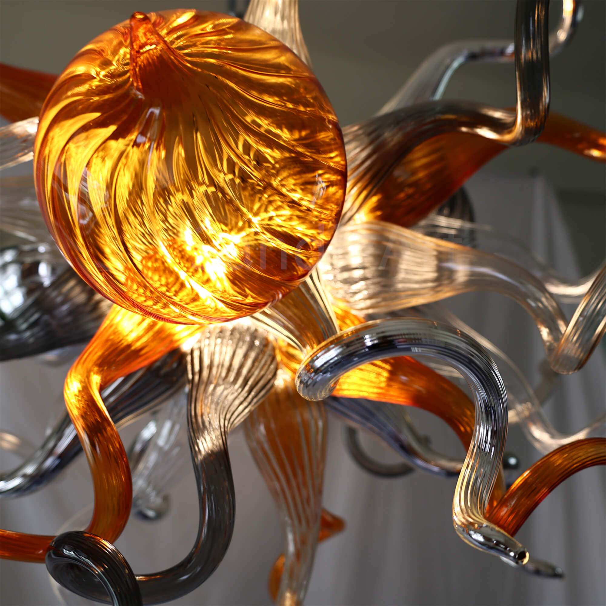 blown glass Kitchen lighting