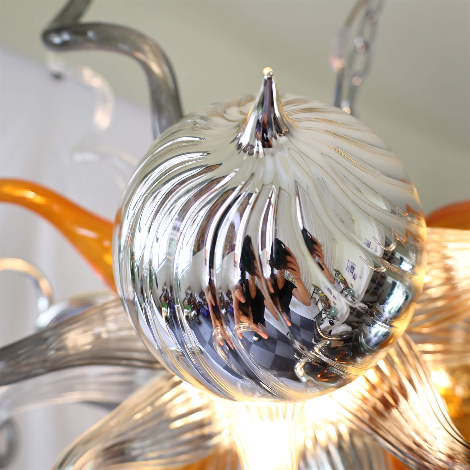 blown glass Kitchen lighting