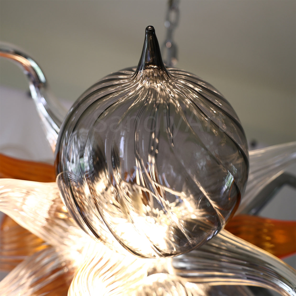 Special design Mini hand mande blown glass Kitchen lighting