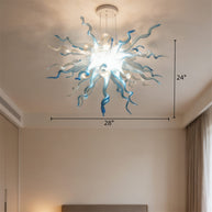 Handmade DIY famous blown glass chandeliers home decoration