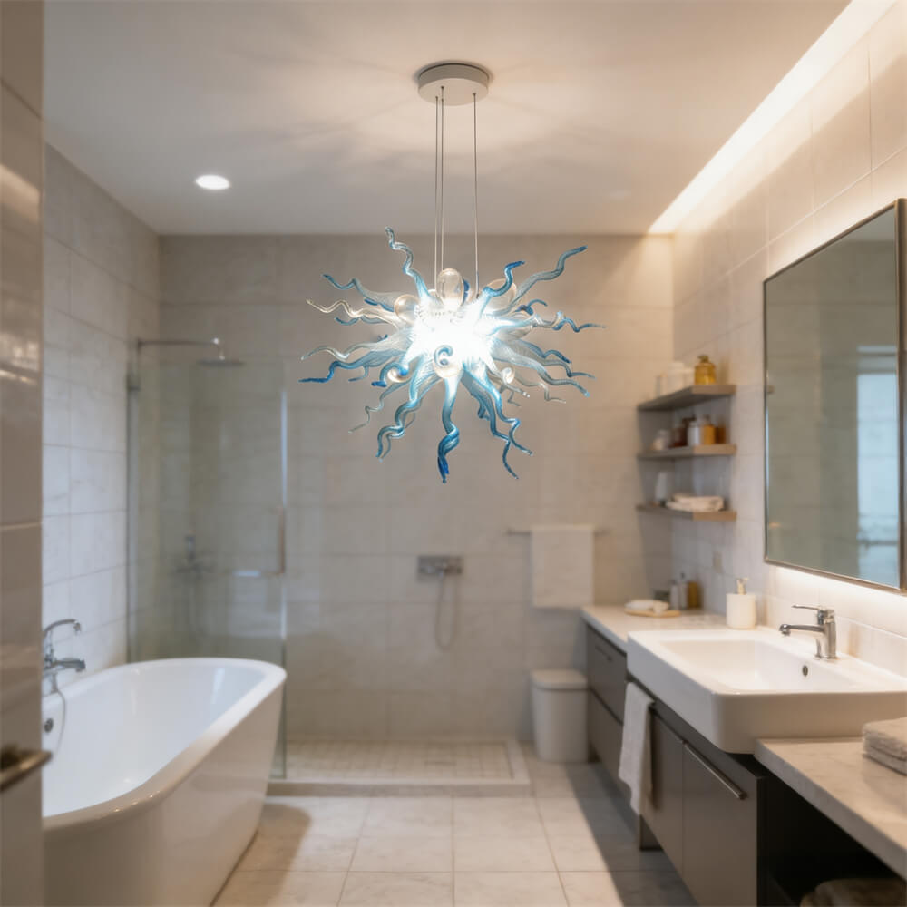 Handmade DIY famous blown glass chandeliers home decoration