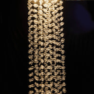 blown glass bubble chandelier