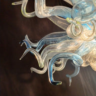 DIY handmade blown glass ceiling chandelier dining room decoration