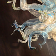 DIY handmade blown glass ceiling chandelier dining room decoration