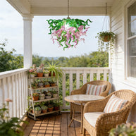 Green and pink color blown glass chandelier custom design chihuly style lighting