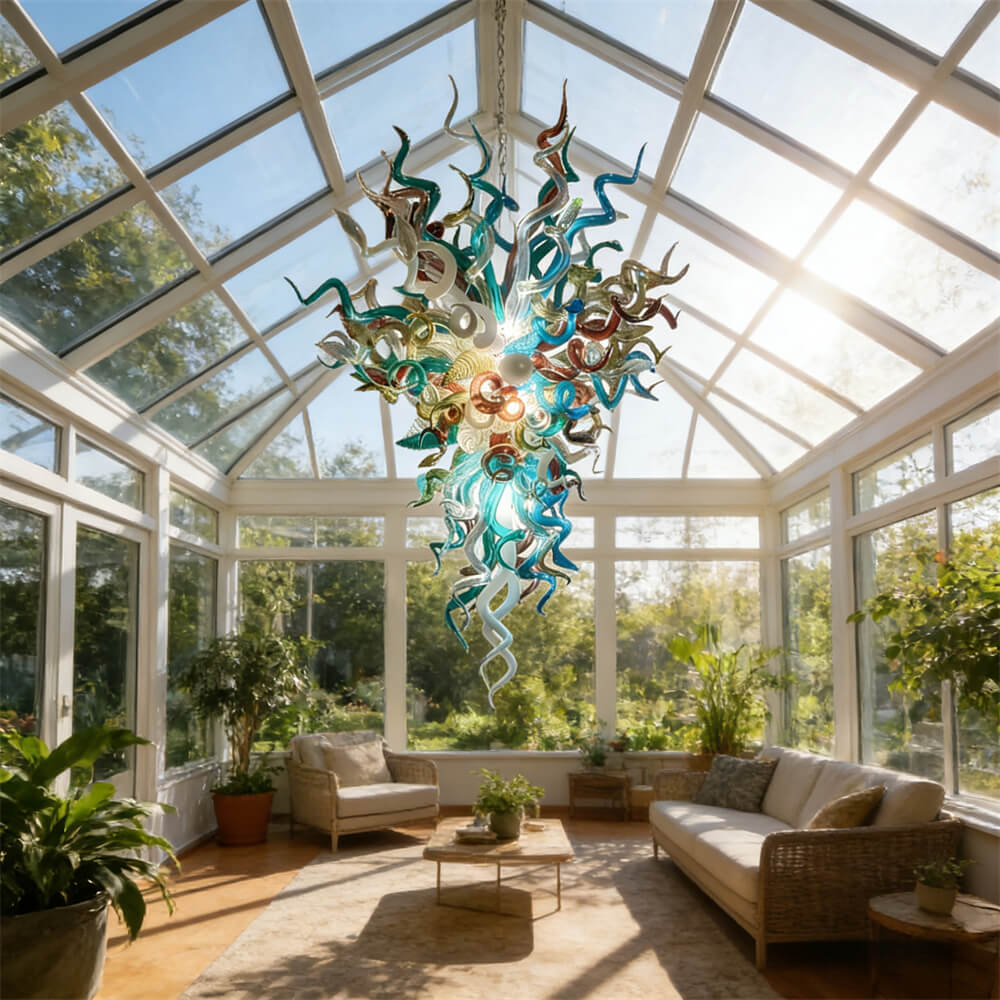 Magic feeling color handblown glass light fixtures modern design