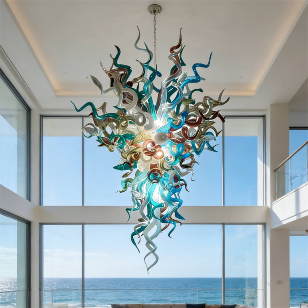 Magic feeling color handblown glass light fixtures modern design