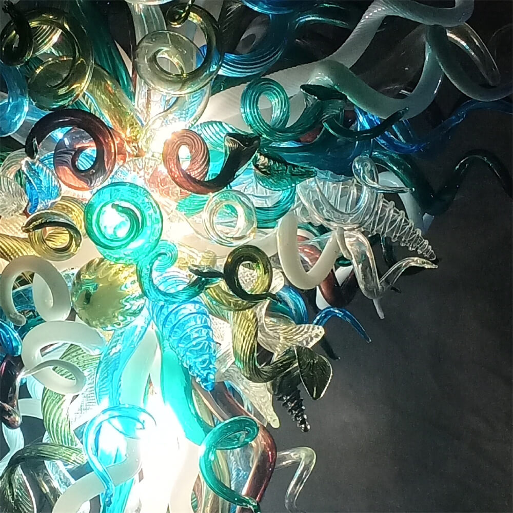 Magic feeling color handblown glass light fixtures modern design