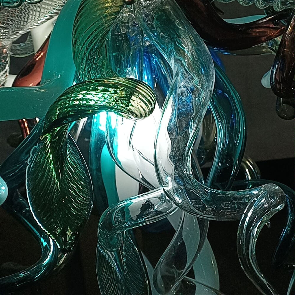 Magic feeling color handblown glass light fixtures modern design