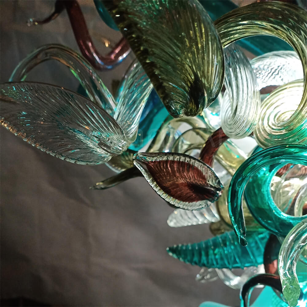 Magic feeling color handblown glass light fixtures modern design