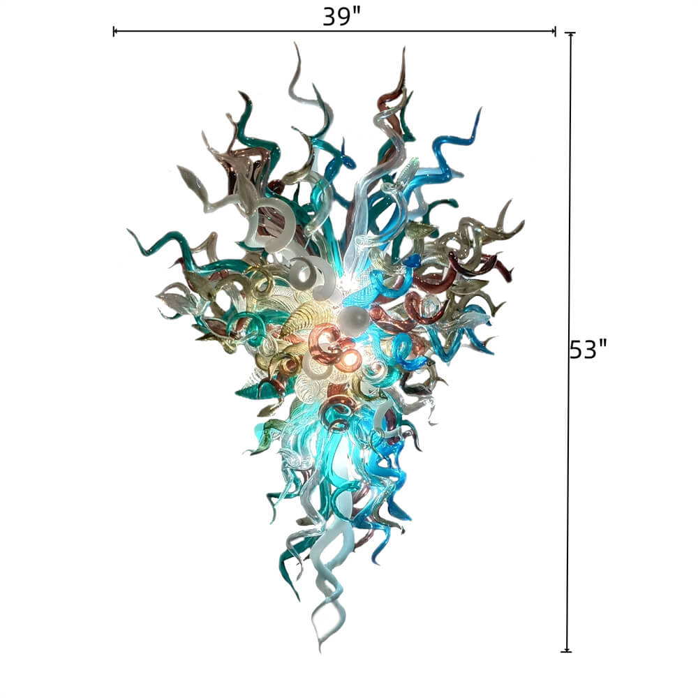 Magic feeling color handblown glass light fixtures modern design