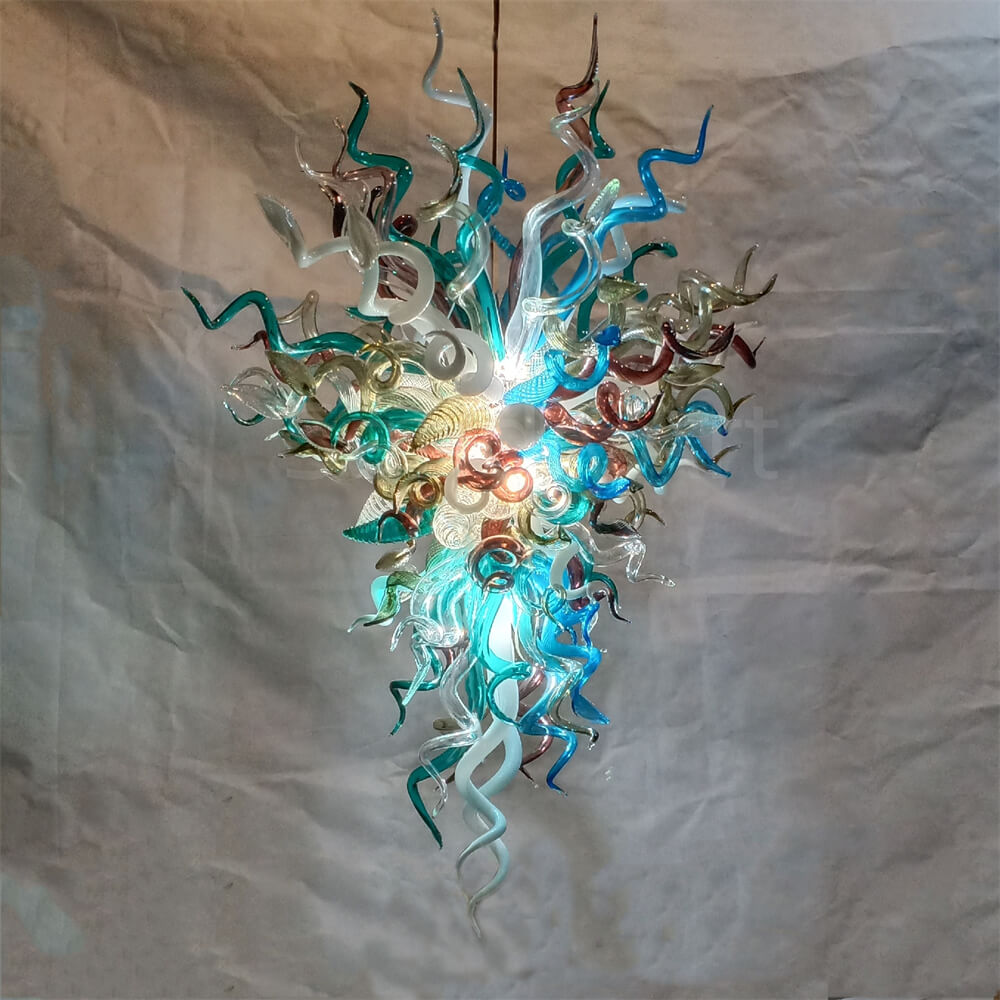 Magic feeling color handblown glass light fixtures modern design