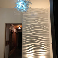 Dining room blown glass white chandelier lighting decoration
