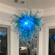 Ocean blue glass lighting decoration modern design
