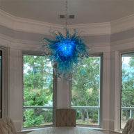 Ocean blue glass lighting decoration modern design