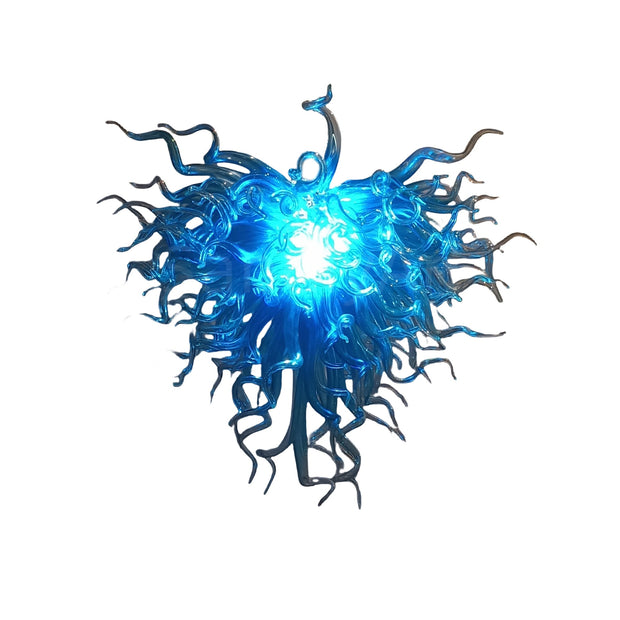 Ocean blue glass lighting decoration modern design