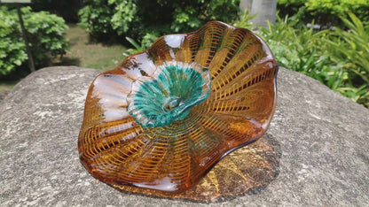 Home hotel wall decoration blown glass art flowers chihuly tyle collection