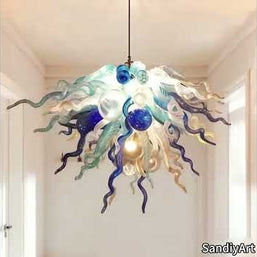 DIY glass modern chandelier